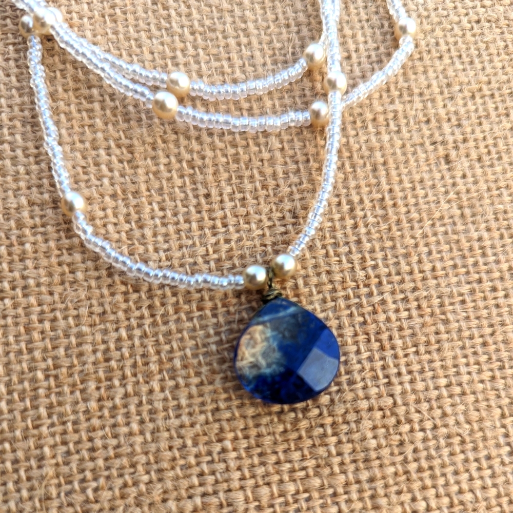 Women's 3 stranded necklace